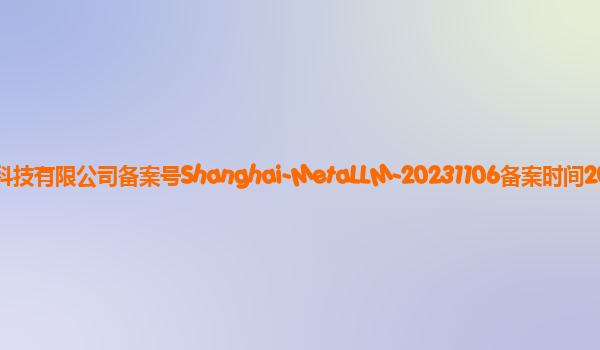 MetaLLM备案单位上海秘塔网络科技有限公司备案号Shanghai-MetaLLM-20231106备案时间2023年11月29日详细介绍