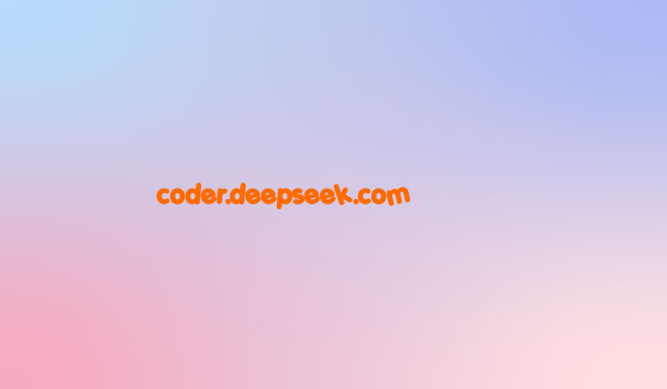 coder.deepseek.com