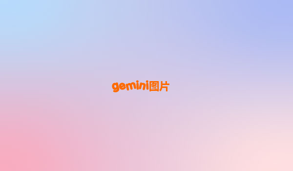 gemini图片