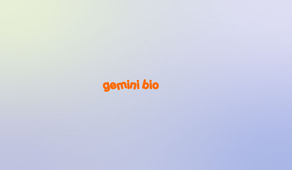 gemini bio